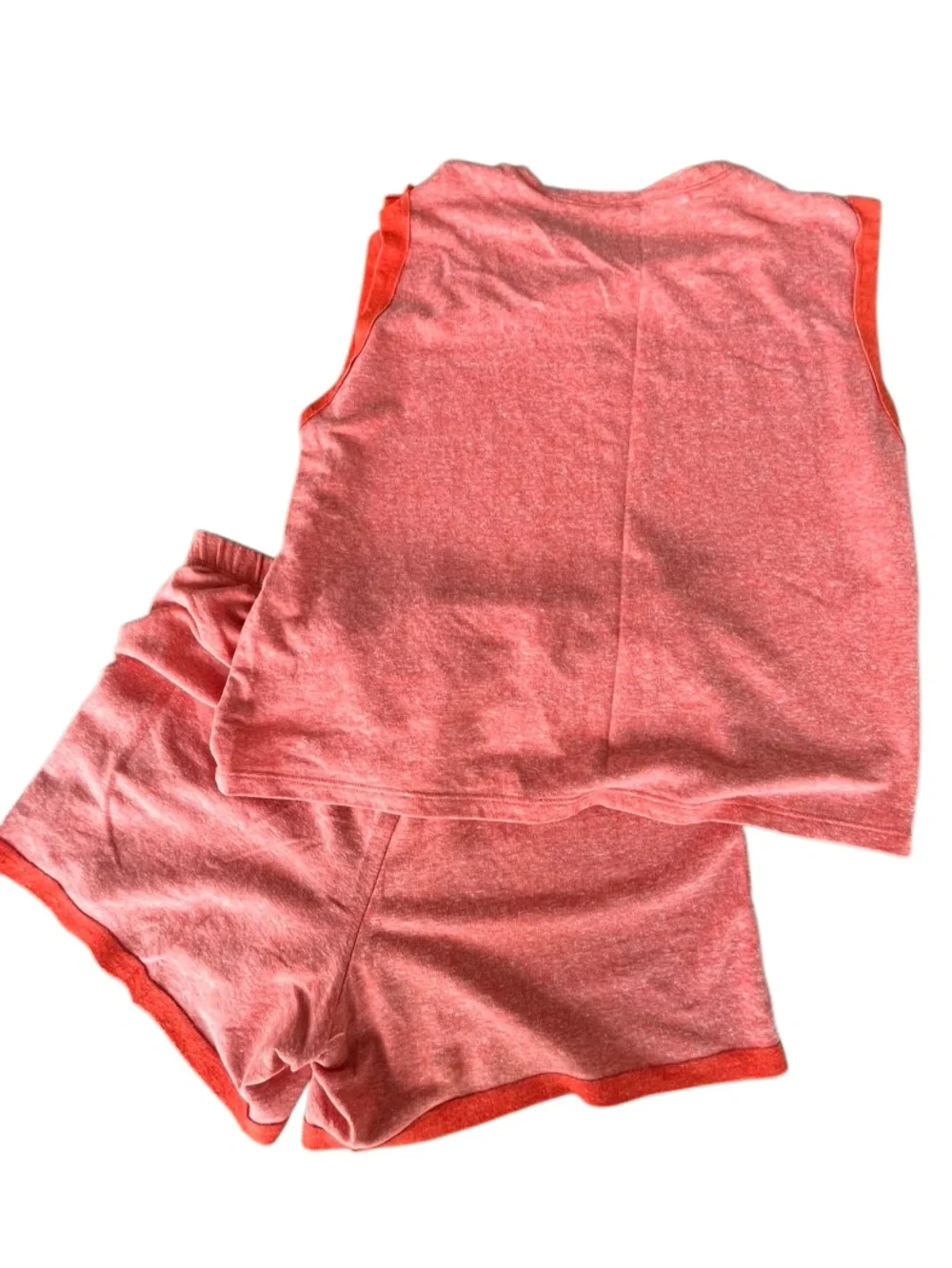 SO French Terry Pajama Lounge Set Coral Pink Women’s Medium